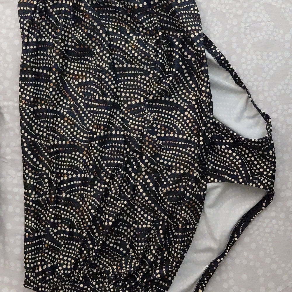 Miraclesuit Black And White Dot-Pattern Swim Biki… - image 2